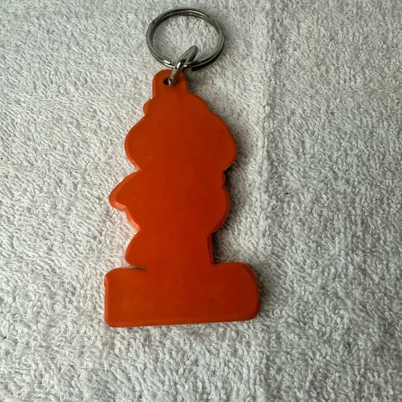Garfield the cat keychain VINTAGE 1978 rubber feel - Picture 3 of 3